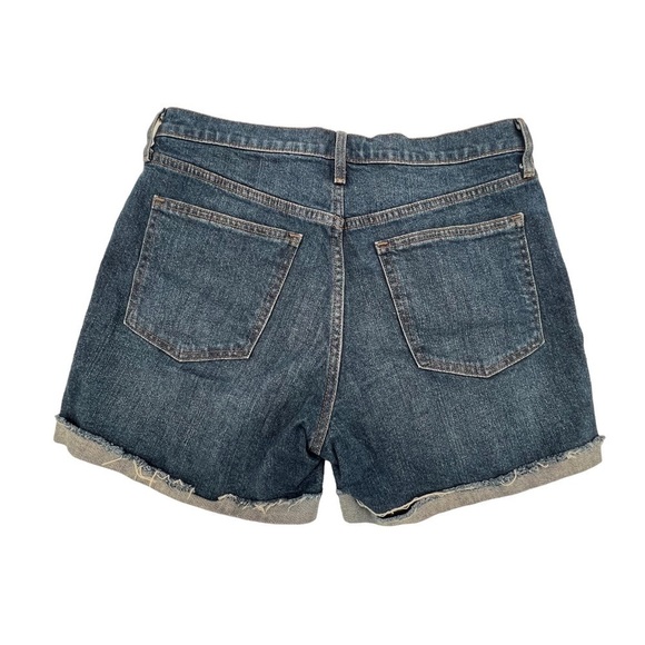Gap Cuffed Raw Hem Denim Jean Shorts Size 28 Women's - Picture 3 of 9